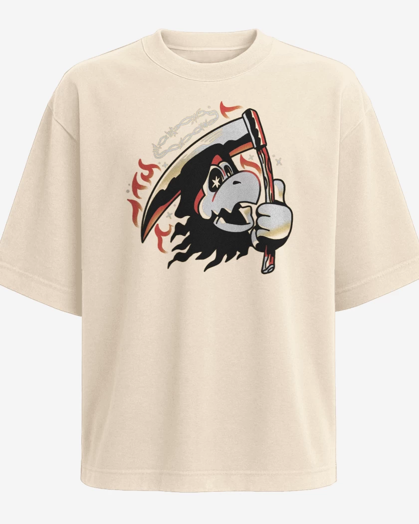 Polera Oversize Mario Bros Koopa Muerte