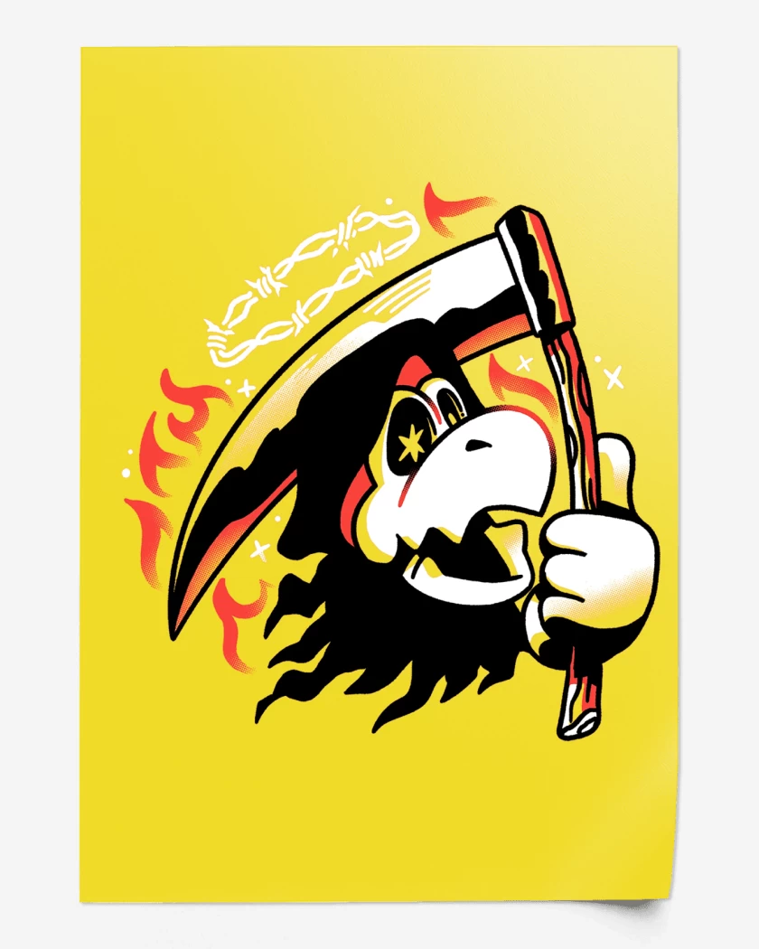 Print Mario Bros Koopa Muerte