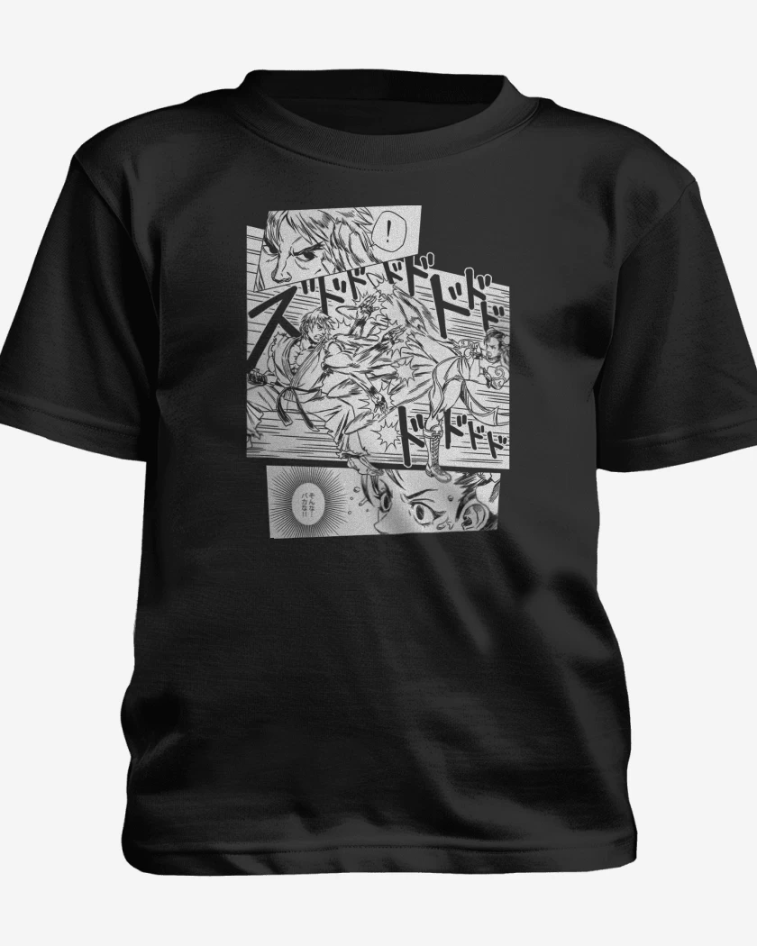 Polera de niño Street Fighter Ken vs Chun Li