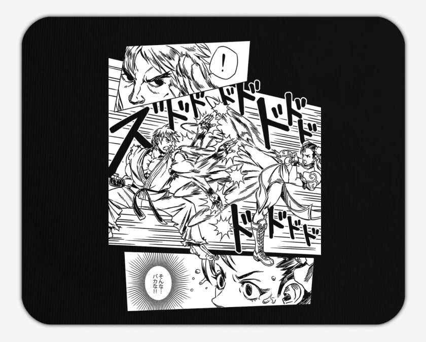 Mousepad Street Fighter Ken vs Chun Li