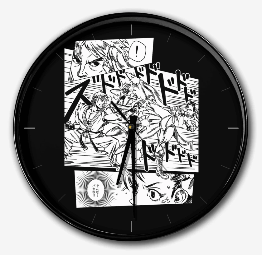 Reloj Street Fighter Ken vs Chun Li