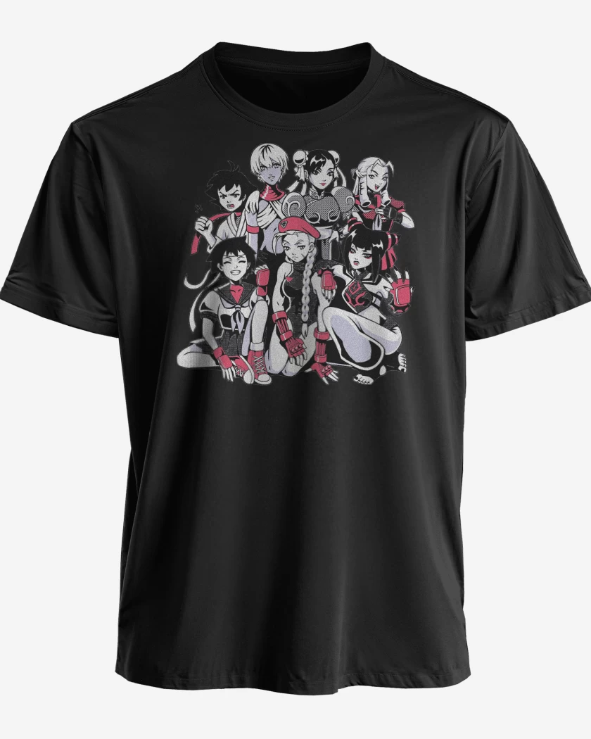Polera Peleadoras Street Fighter