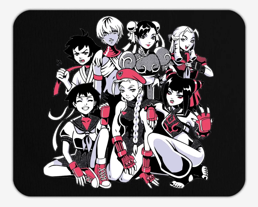 Mousepad Peleadoras Street Fighter