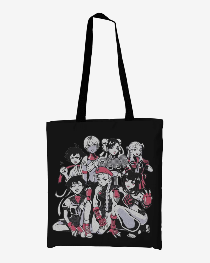 Totebag Peleadoras Street Fighter