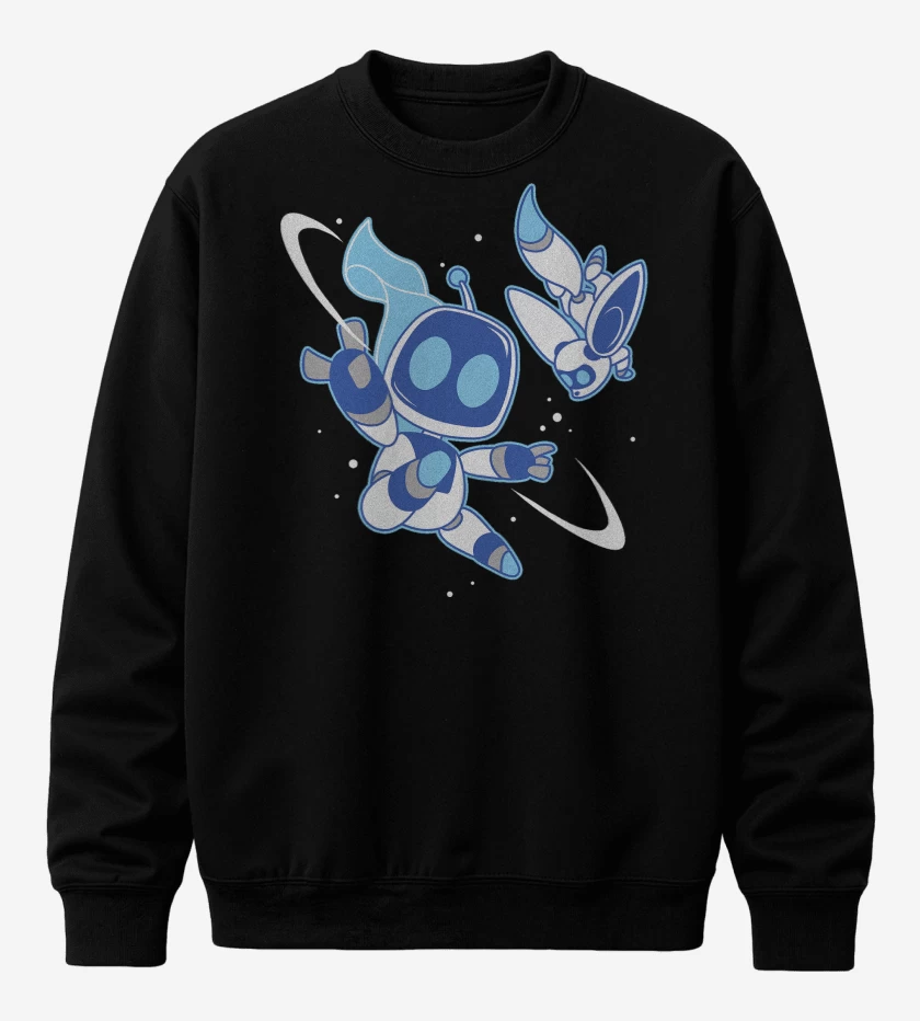 Poleron polo Negro de Astrobot
