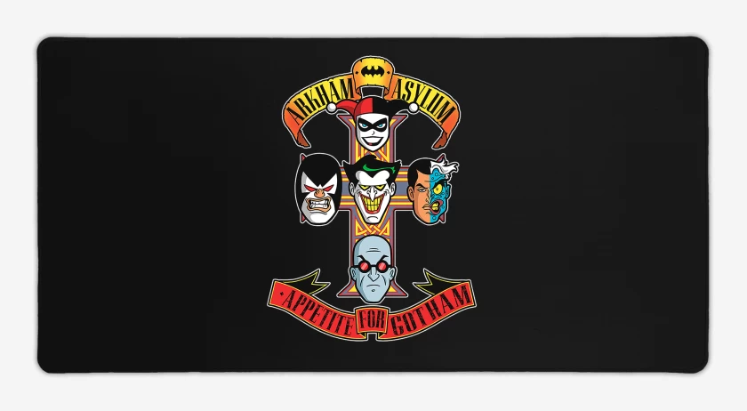 Mouse pad Gamer Negro de Guns n Goyham