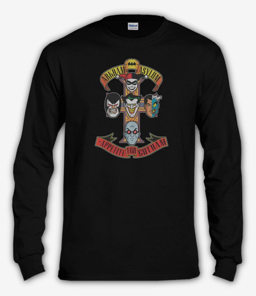 Polera manga larga Negro de Guns n Goyham