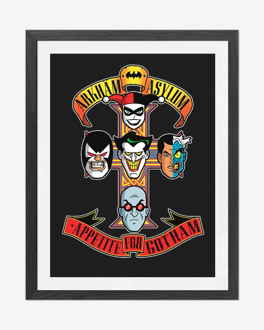 Cuadro decorativo Negro de Guns n Goyham