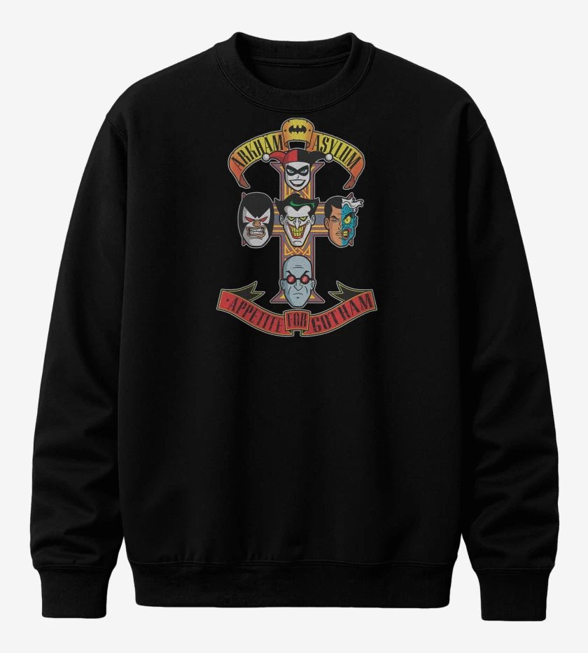 Poleron polo Negro de Guns n Goyham