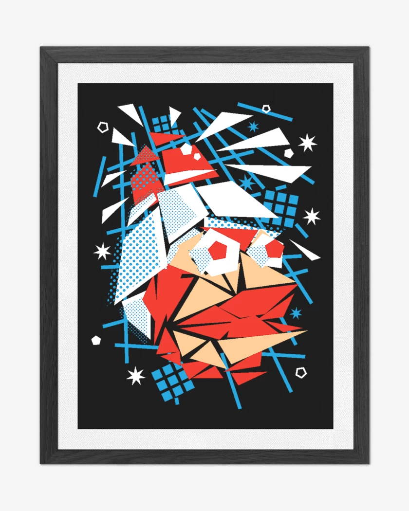 Cuadro decorativo Negro de Ape Escape