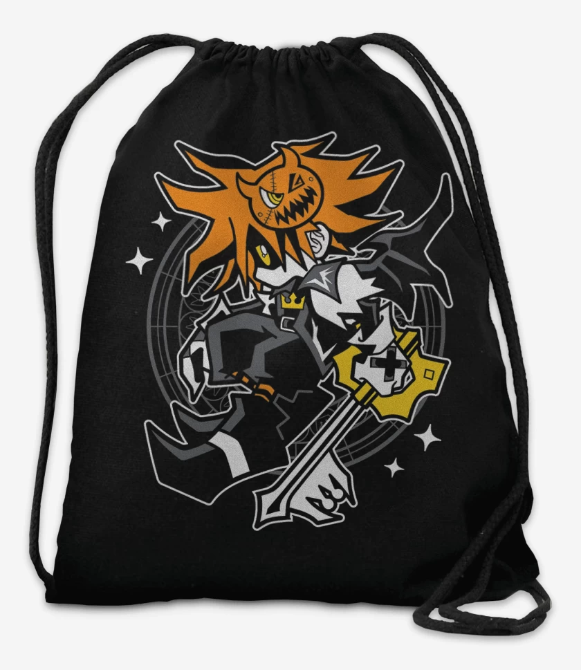 Mochila Negro de Sora Halloween 