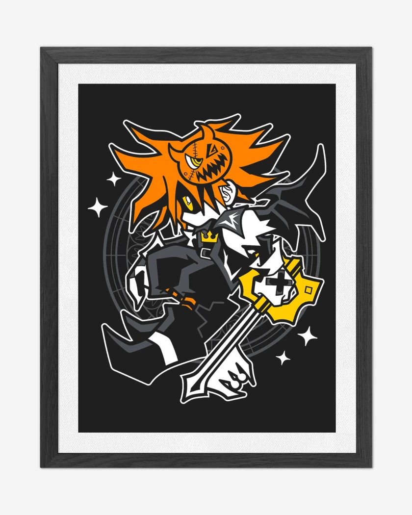 Cuadro decorativo Negro de Sora Halloween 