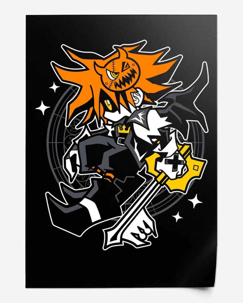 Print Negro de Sora Halloween 