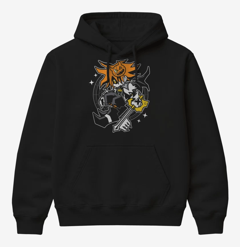 Poleron Canguro básico Negro de Sora Halloween 