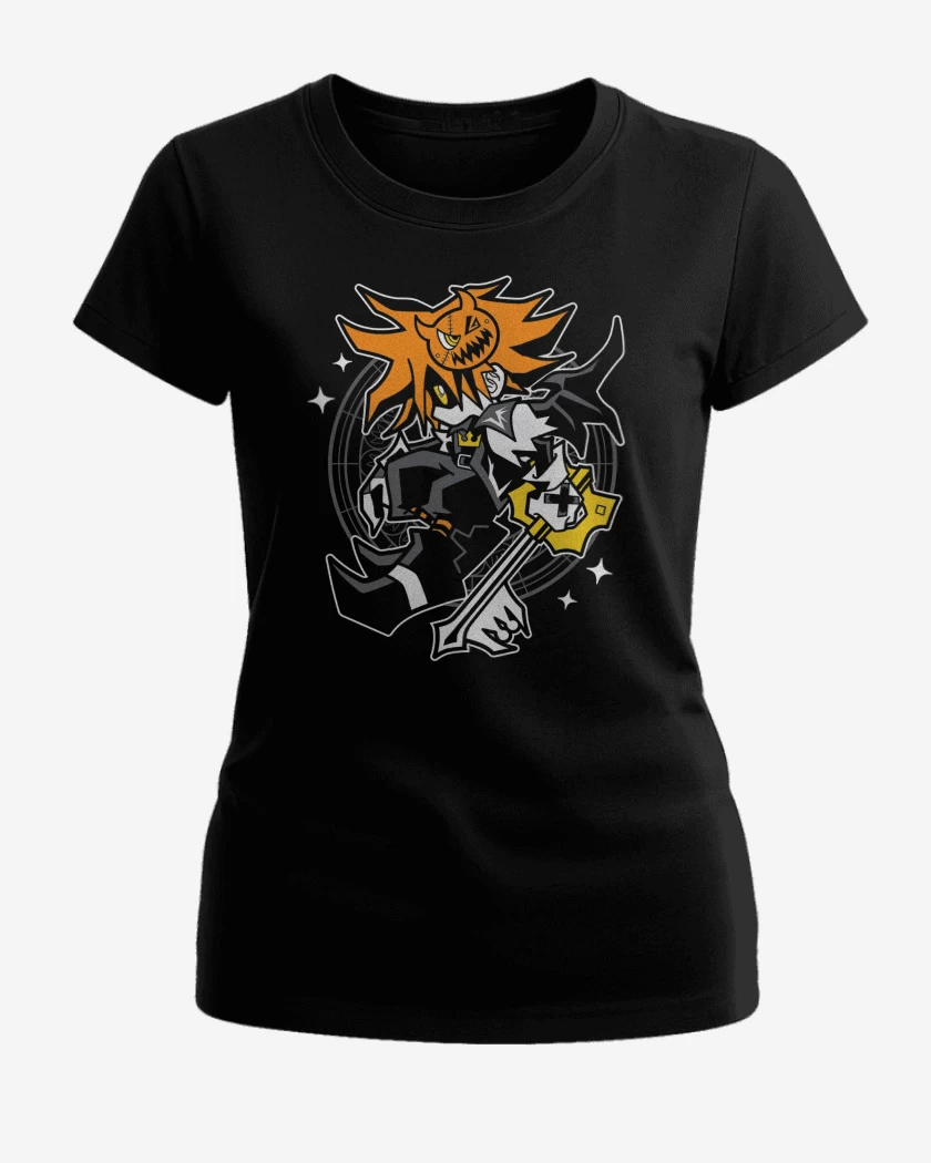 Polera de Mujer Negro de Sora Halloween 