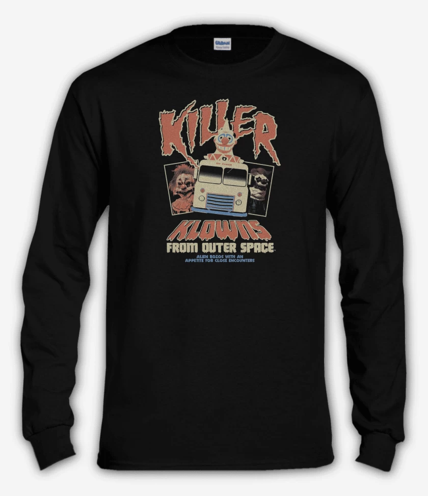 Polera manga larga Negro de Killer Klowns From Outer Space