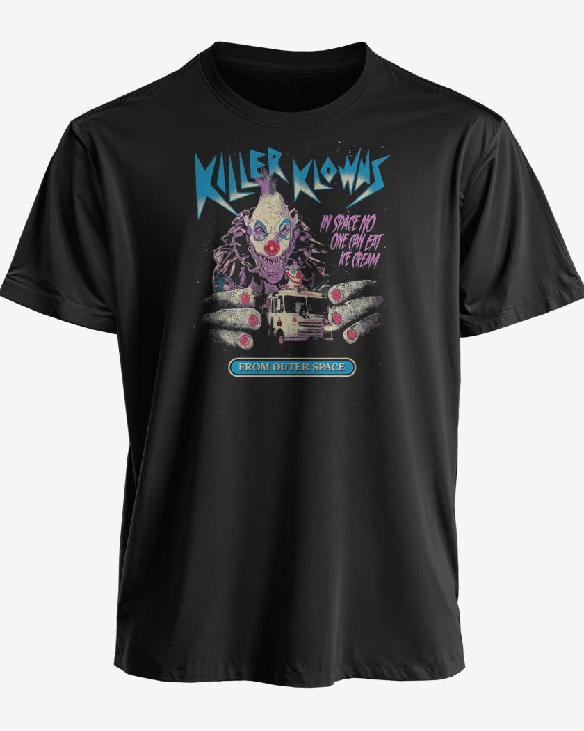 Polera premium Negro de Killer Klowns Klowzilla