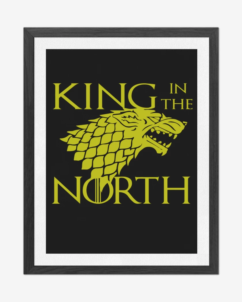 Cuadro decorativo King In The North