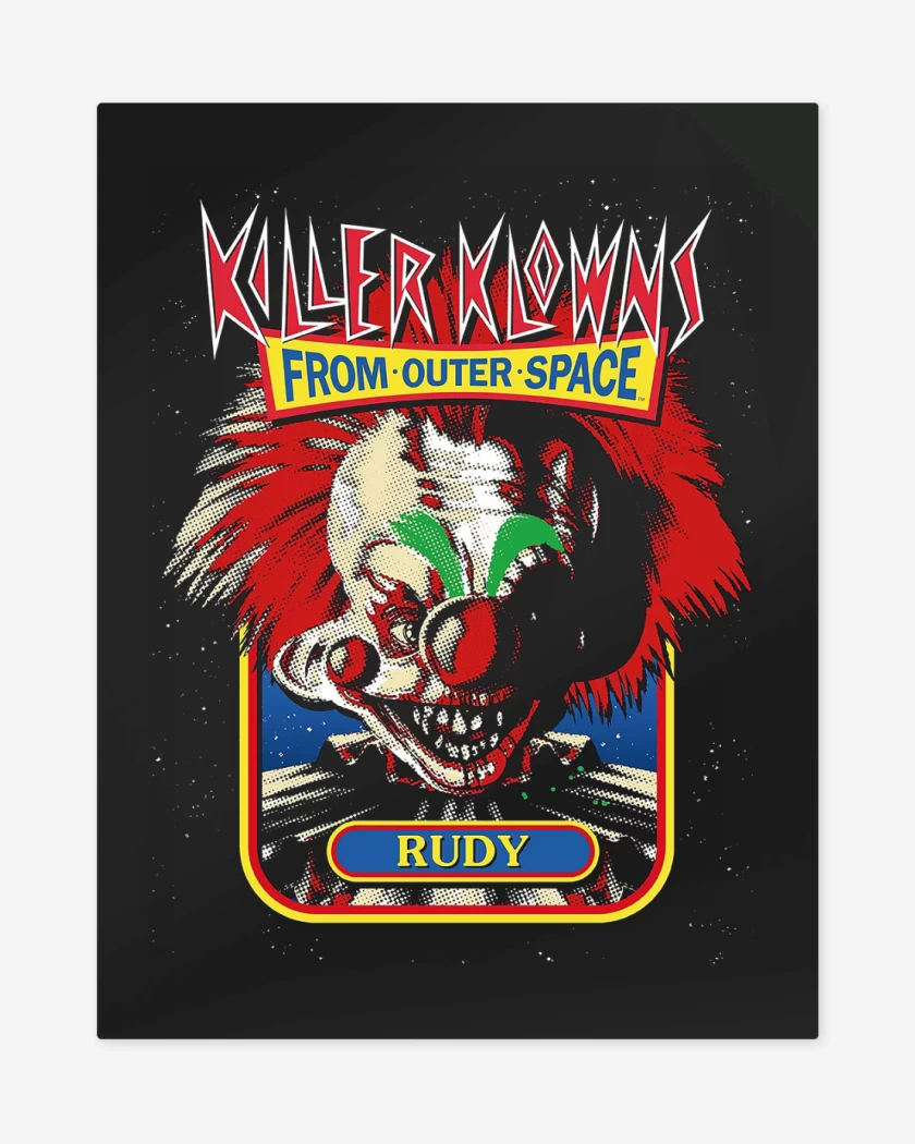 Print metalico Negro de Killer Klowns Rudy