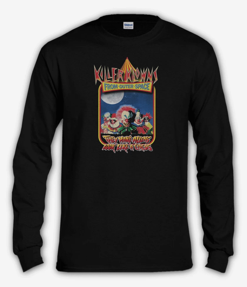 Polera manga larga Negro de Killer Klows From Outer Space