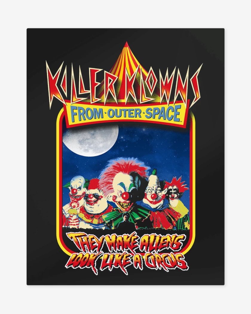 Print metalico Negro de Killer Klows From Outer Space