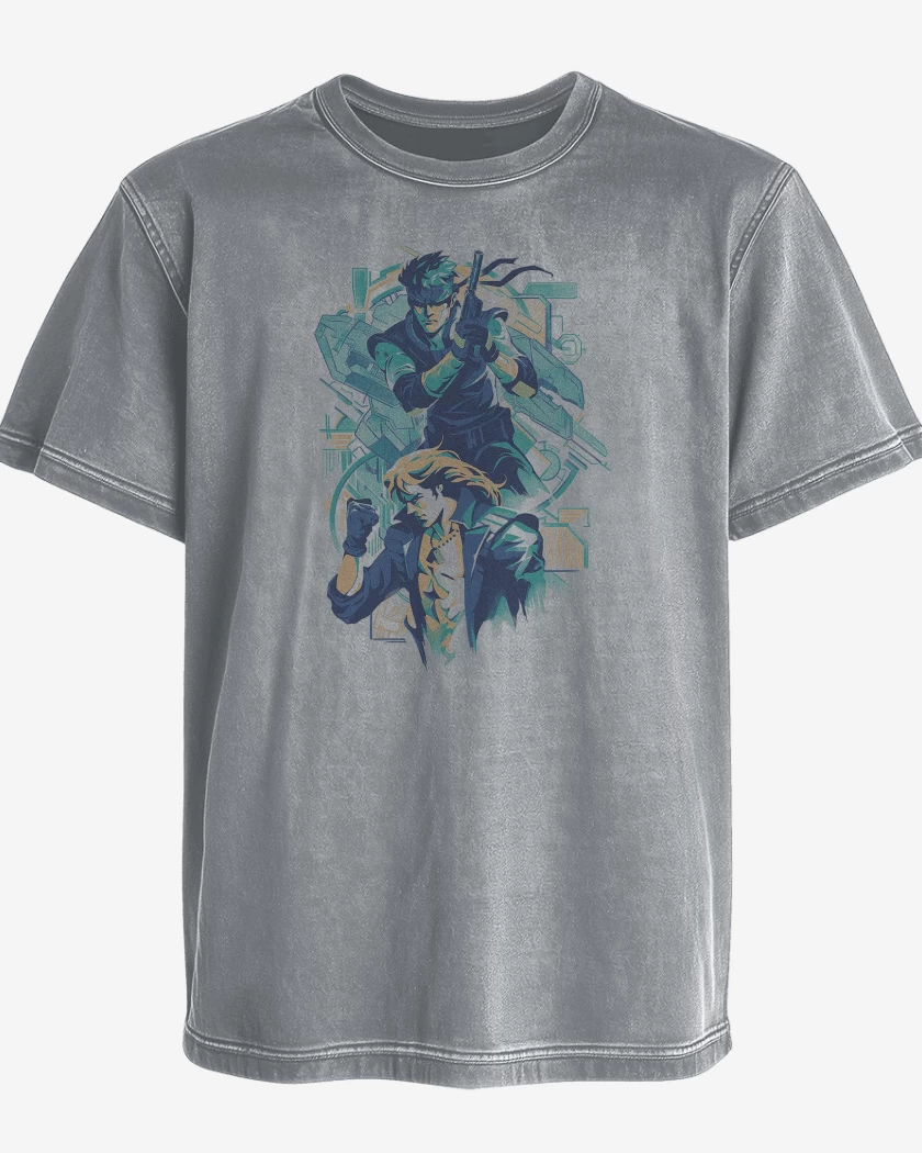 Polera desgastada Gris Melange de Los Niños Terrible
