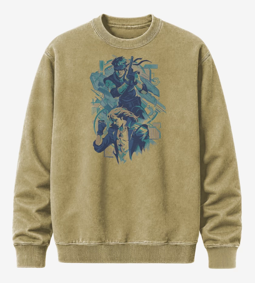 Poleron Polo Acid Wash Beige de Los Niños Terrible