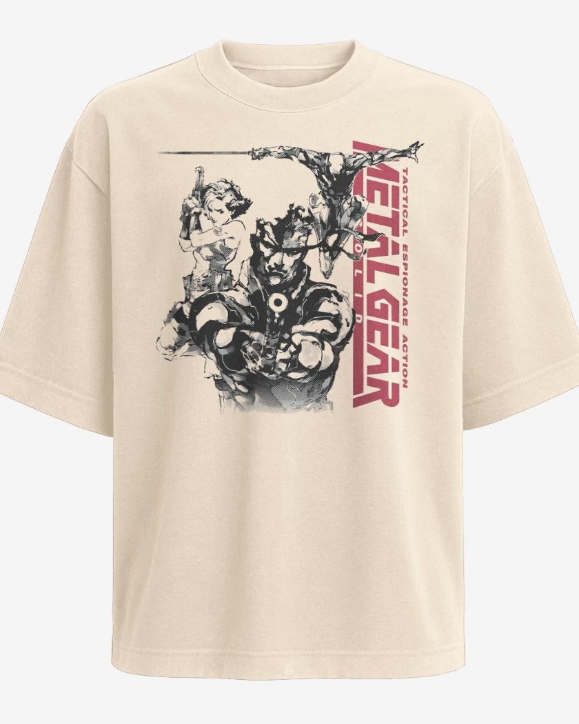 Polera Oversize Metal Gear Solid I