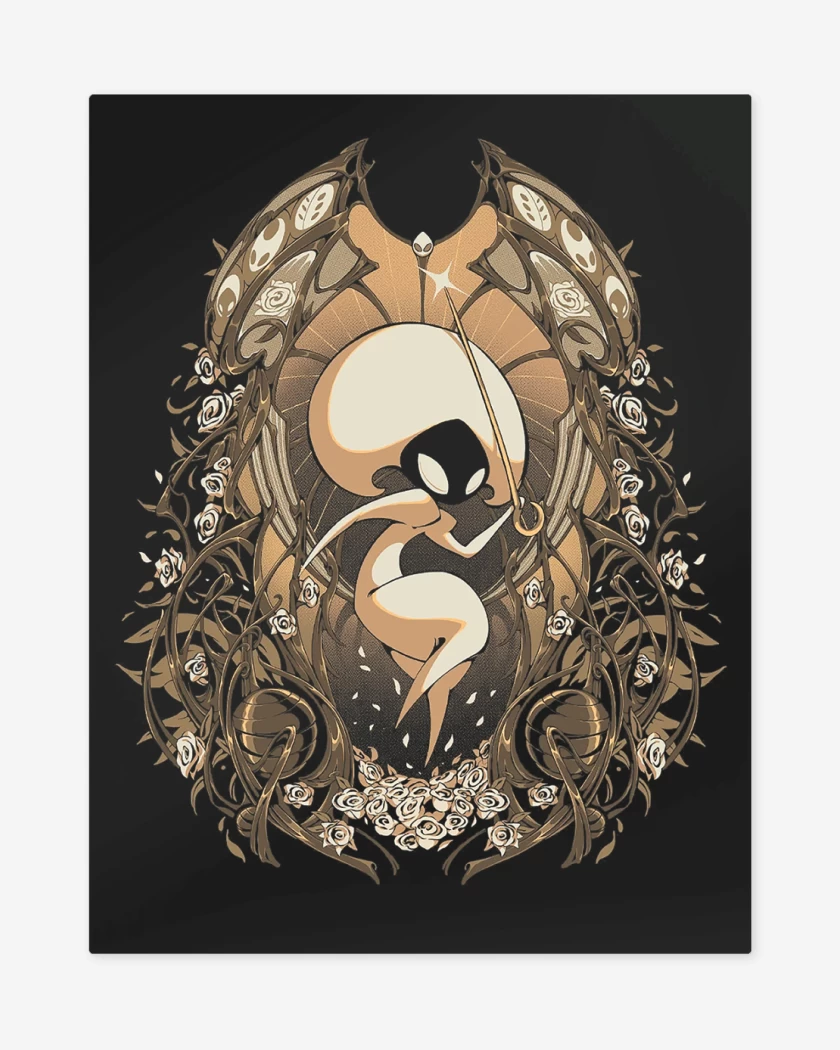 Print metalico Hollow Knight Silksong Lace