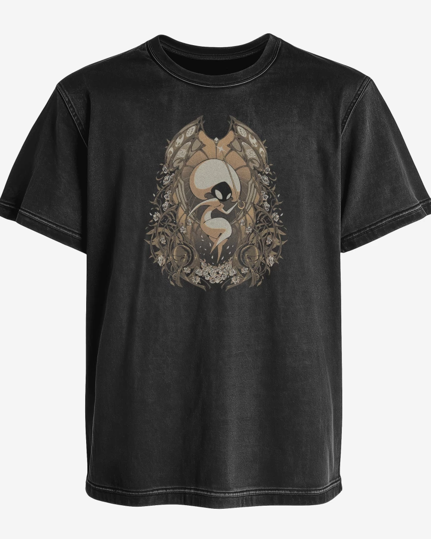 Polera desgastada Hollow Knight Silksong Lace