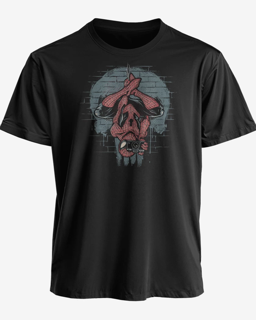 Polera premium Negro de Aracnopunisher