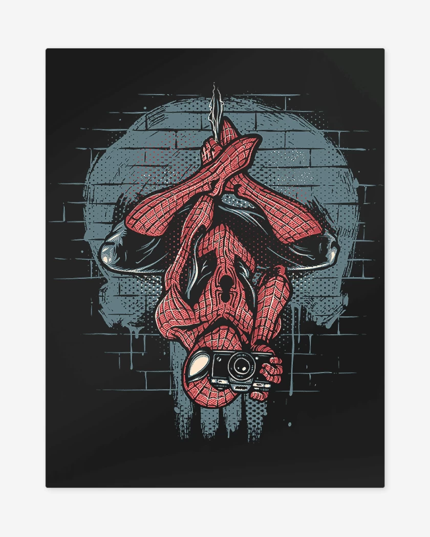 Print metalico Aracnopunisher