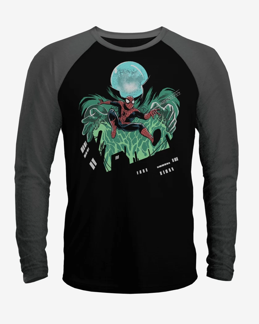 Polera Raglan Spider Trap