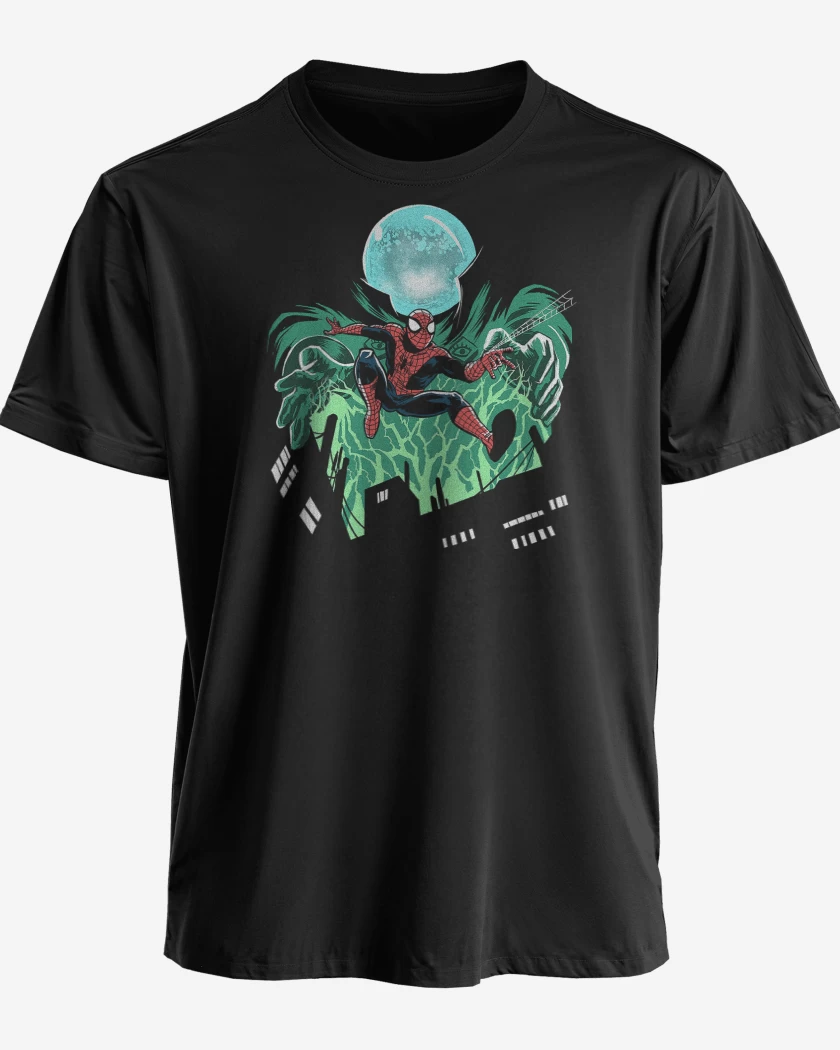 Polera premium Negro de Spider Trap