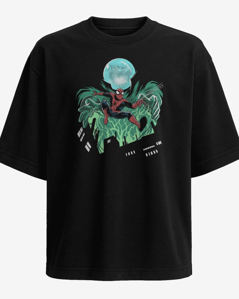 Polera Oversize Spider Trap