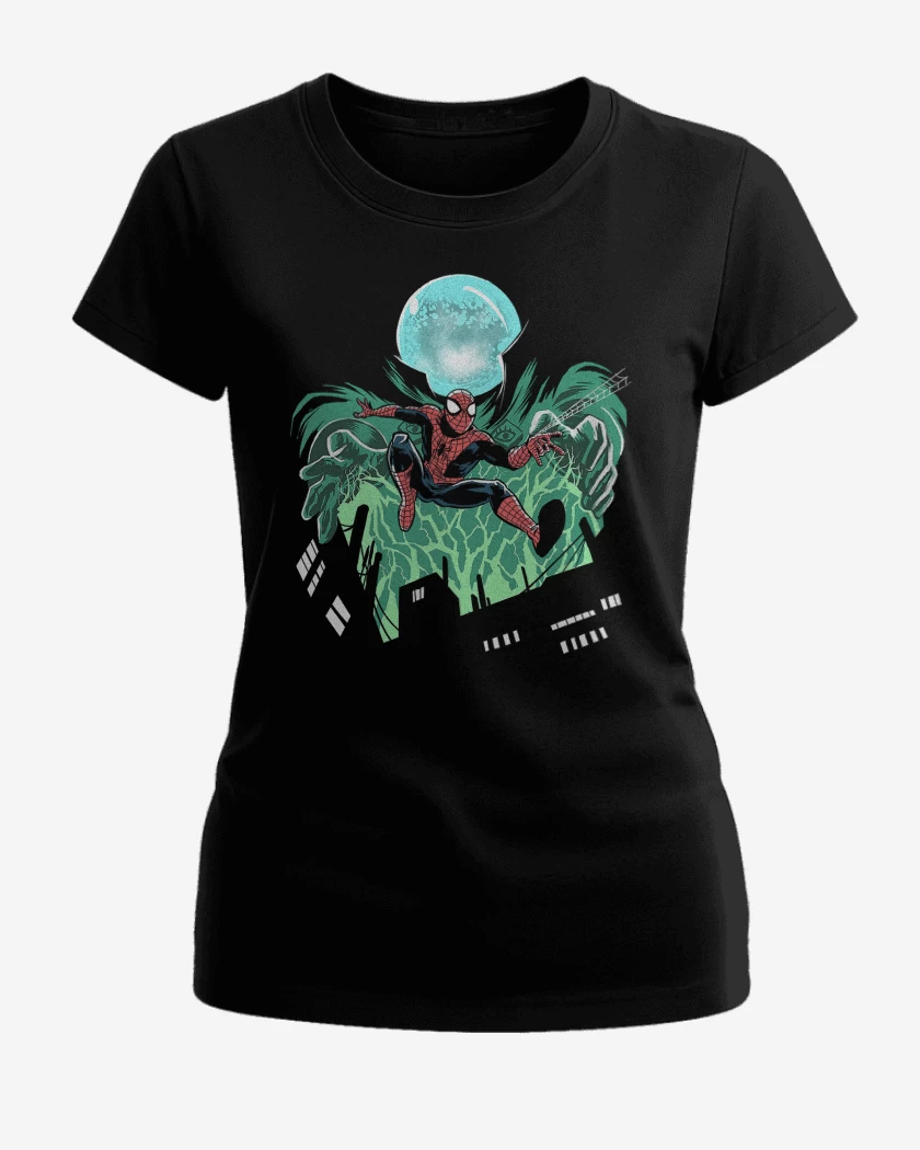 Polera de Mujer Negro de Spider Trap