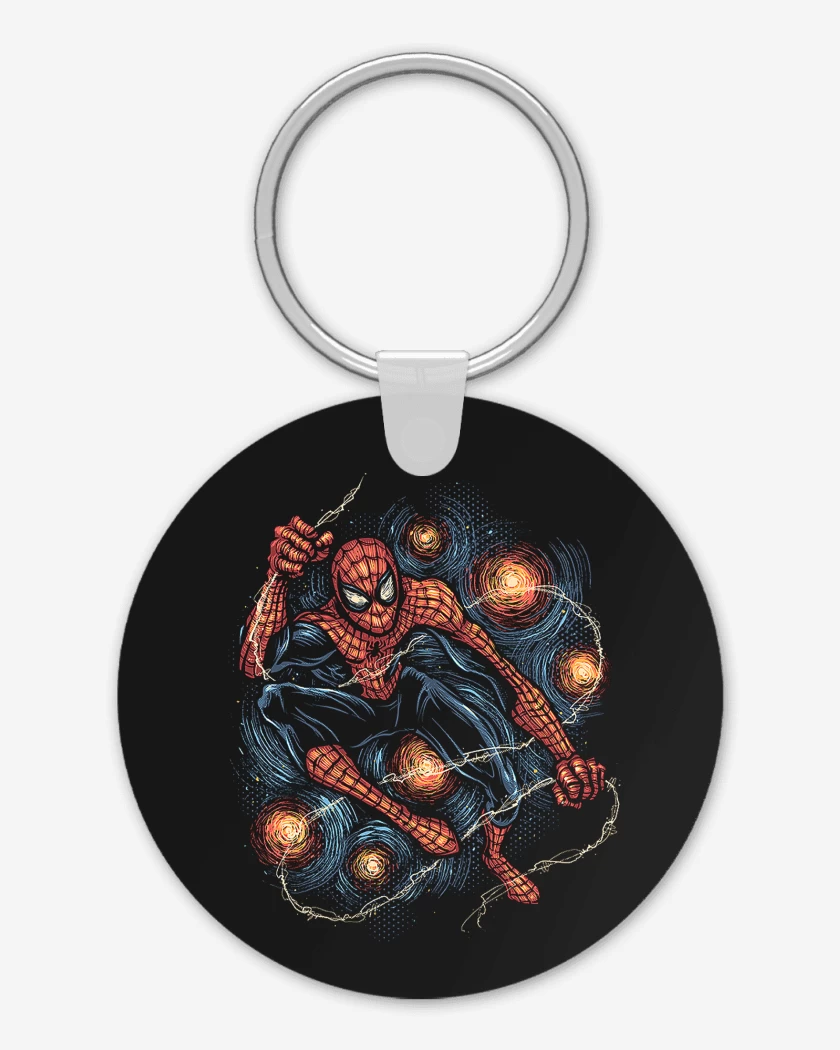 Llavero Negro de Spiderman Night