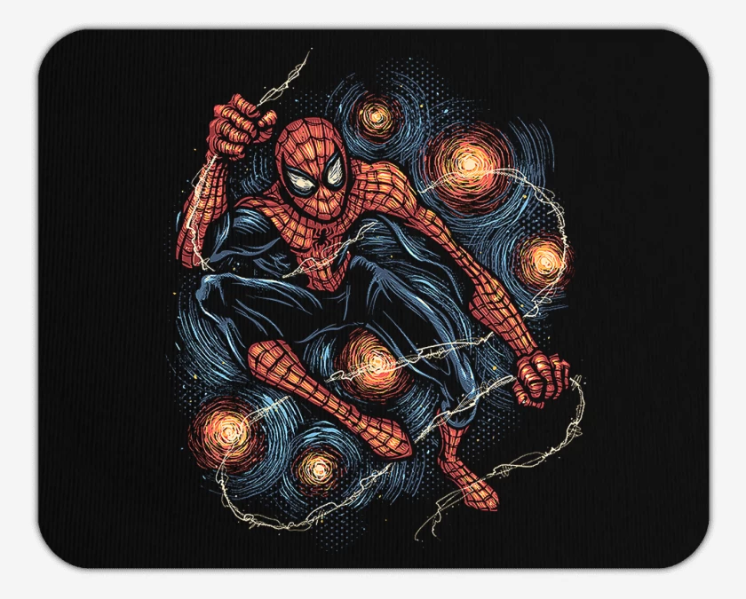 Mousepad Spiderman Night