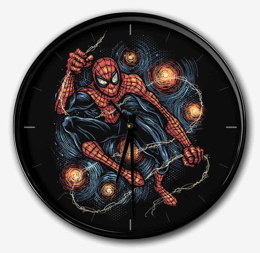 Reloj Negro de Spiderman Night