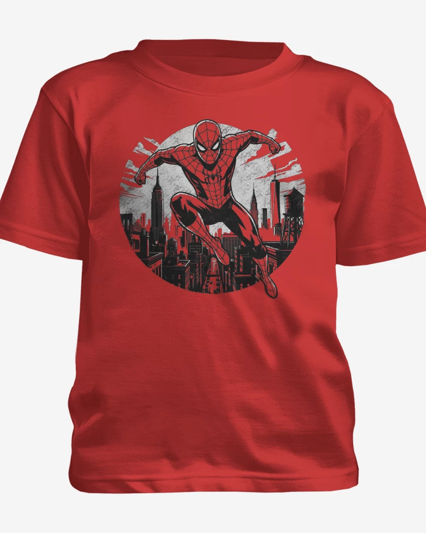 Polera de niño Rojo de Spiderman Brand New