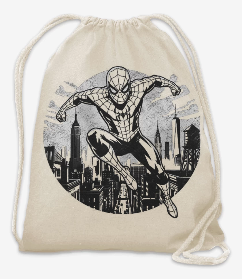 Mochila Blanco de Spiderman Brand New