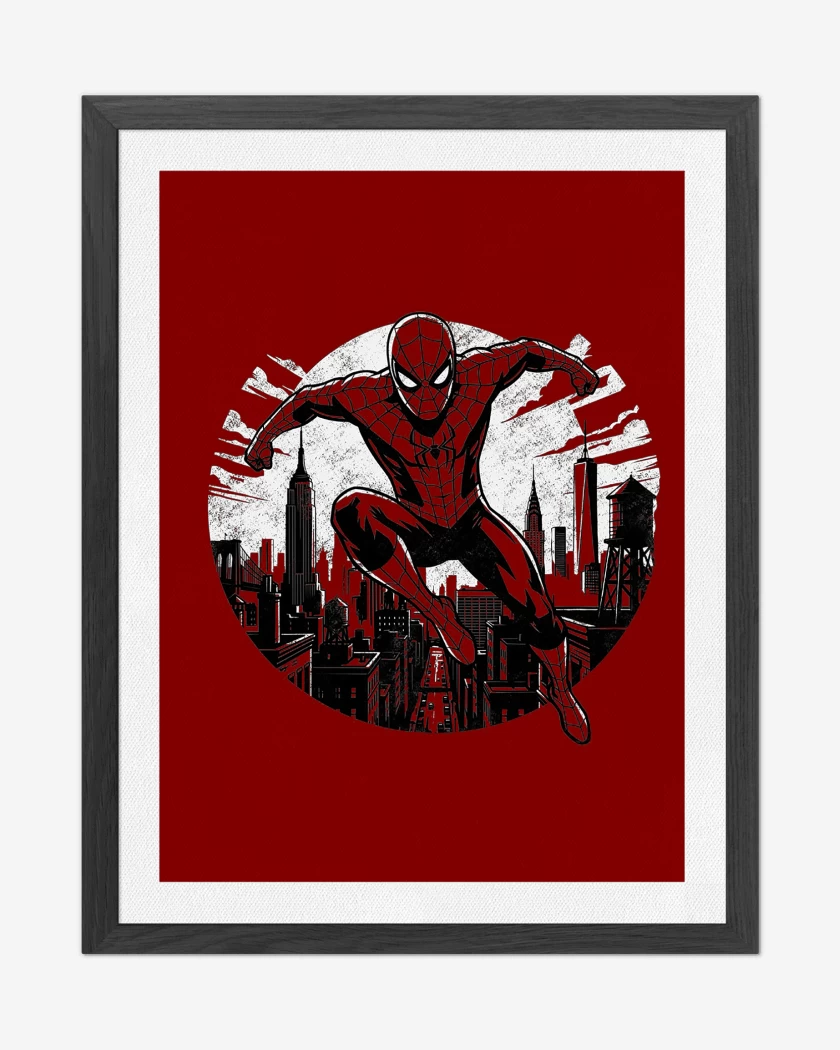 Cuadro decorativo Rojo de Spiderman Brand New
