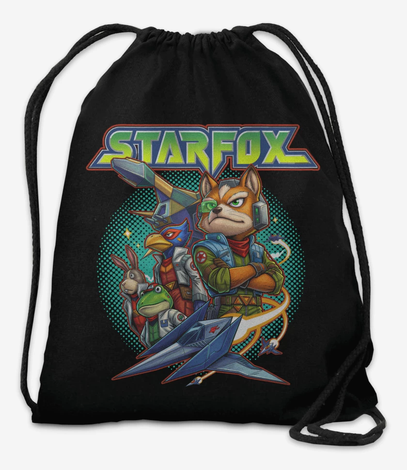Mochila Negro de Equipo Star Fox