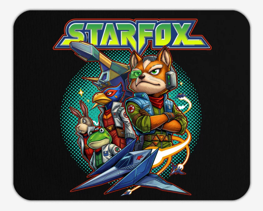 Mousepad Equipo Star Fox