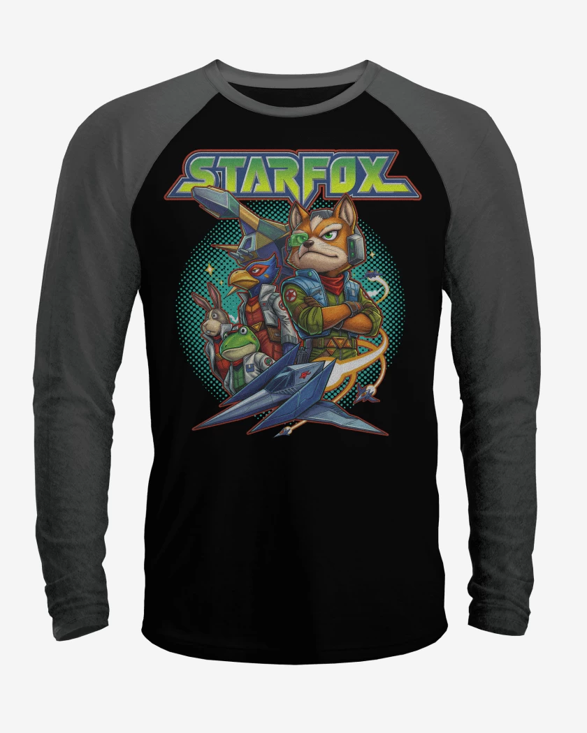 Polera Raglan Equipo Star Fox