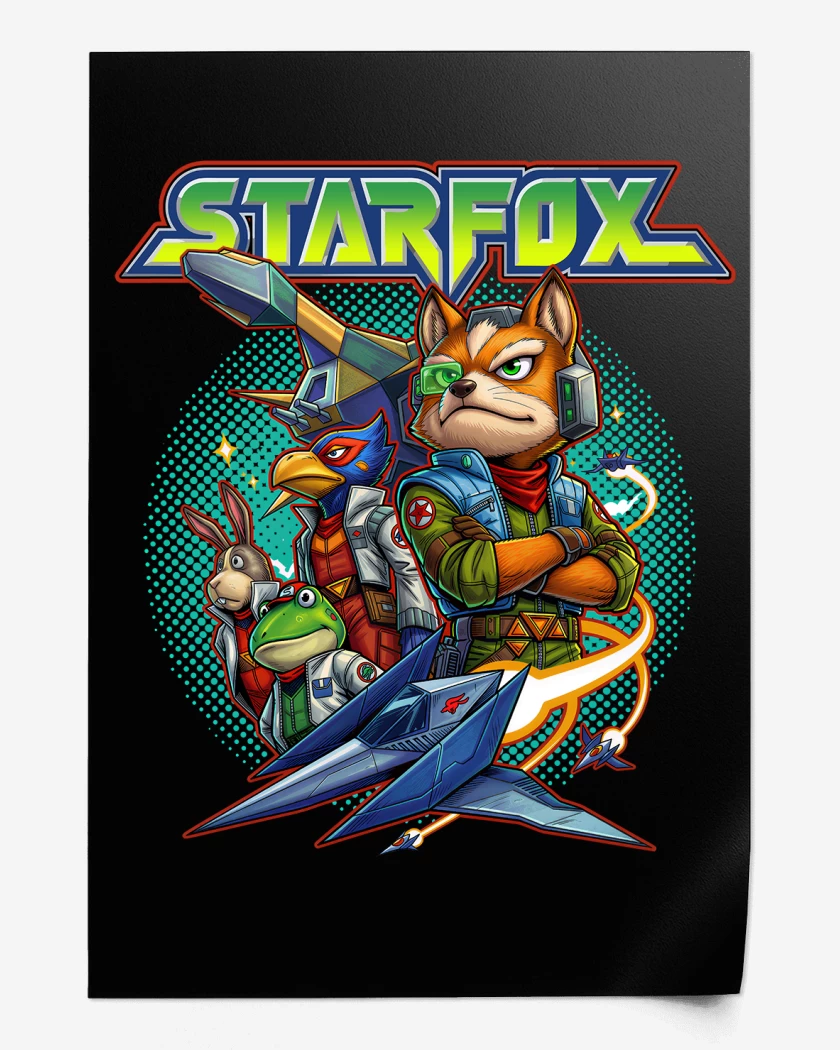 Print Equipo Star Fox