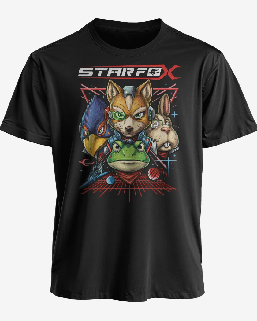 Polera Star fox personajes