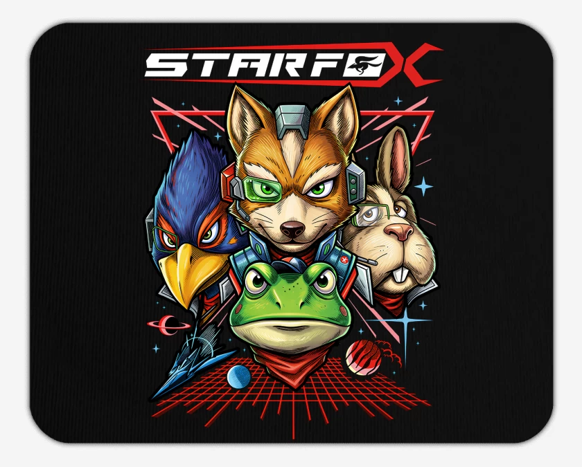 Mousepad Star fox personajes