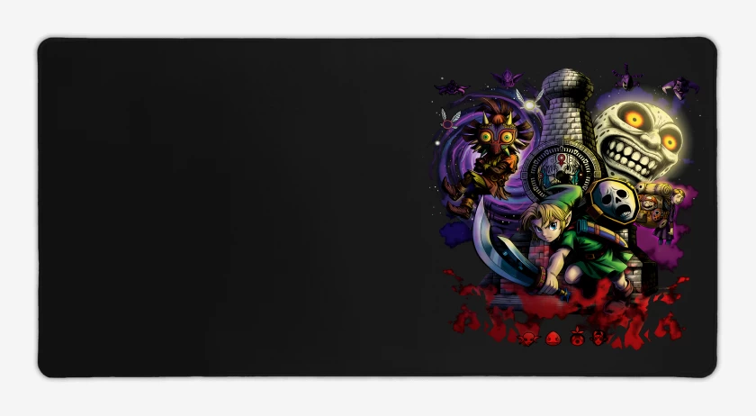 Mouse pad Gamer Negro de Zeldito majoras mask
