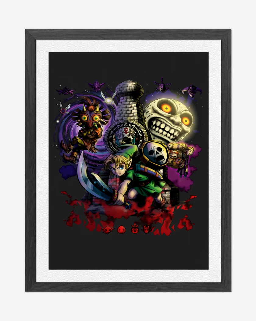 Cuadro decorativo Negro de Zeldito majoras mask